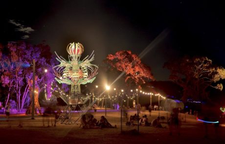Night Large Scale Art at Rainbow Serpent Festival 2018 Night Large Scale Art at Rainbow Serpent Festival 2018