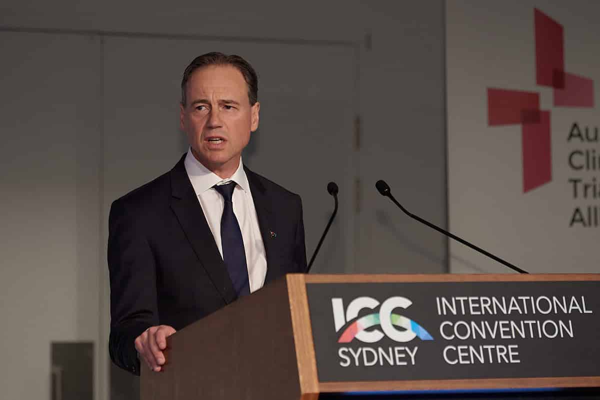 Hon Greg Hunt MP Parliament of Australia Health Summit Photography at ICC Sydney