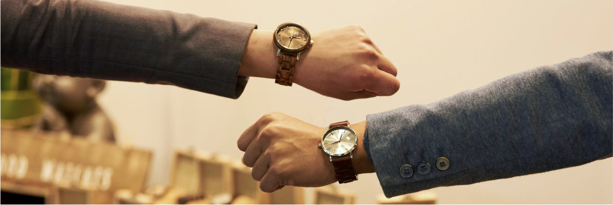 Watches on arms Commercial photo