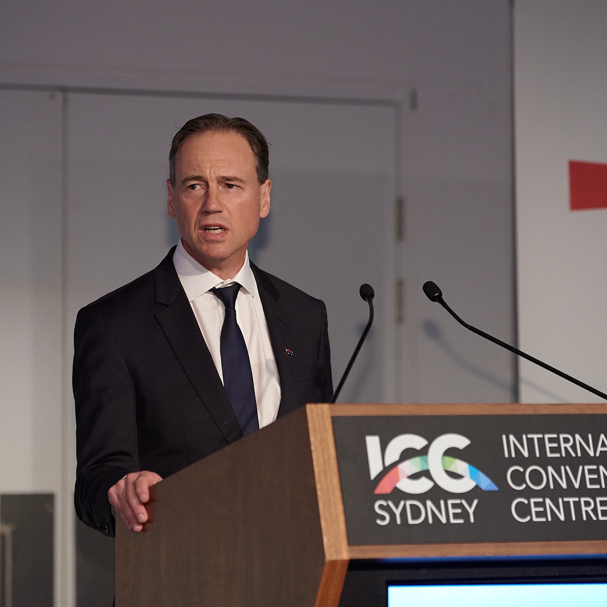 Corporate event photo of Greg Hunt in Sydney