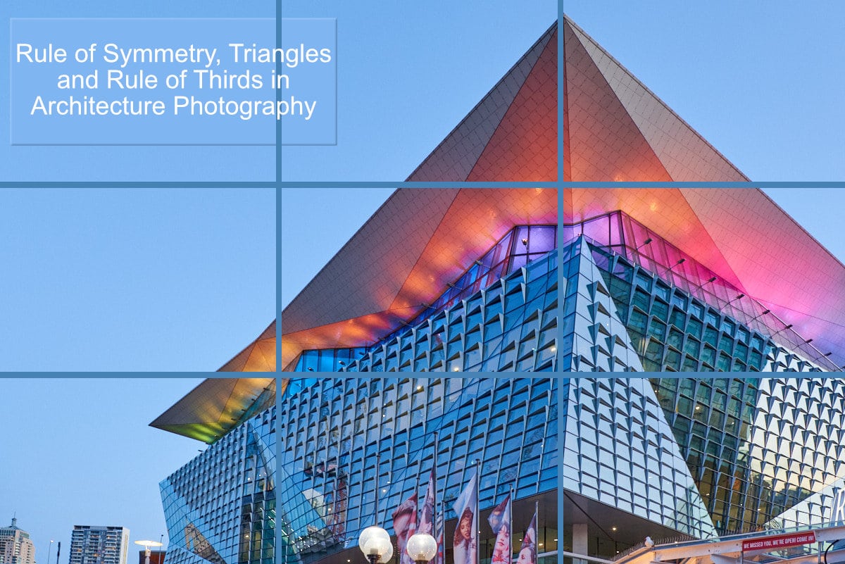 Rule of Symmetry, Triangles and Rule of Thirds in Architecture Composition