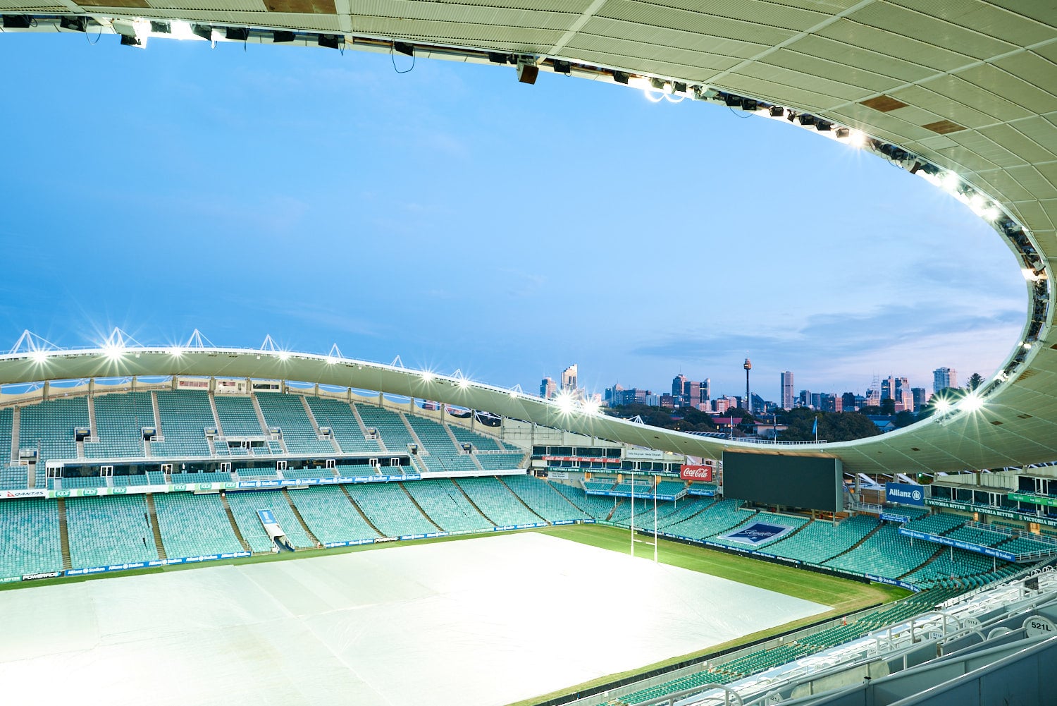 Sydney Football Stadium 1988-2018 with City View photo