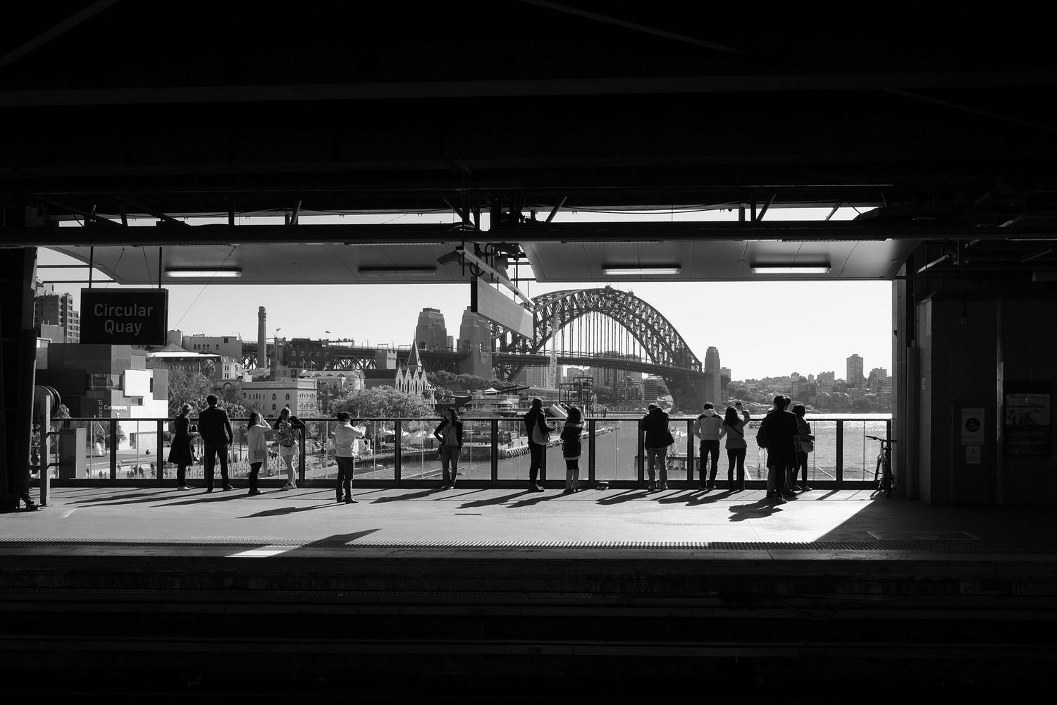 Sydney Street Photo Circular Quay to Harbour Bridge