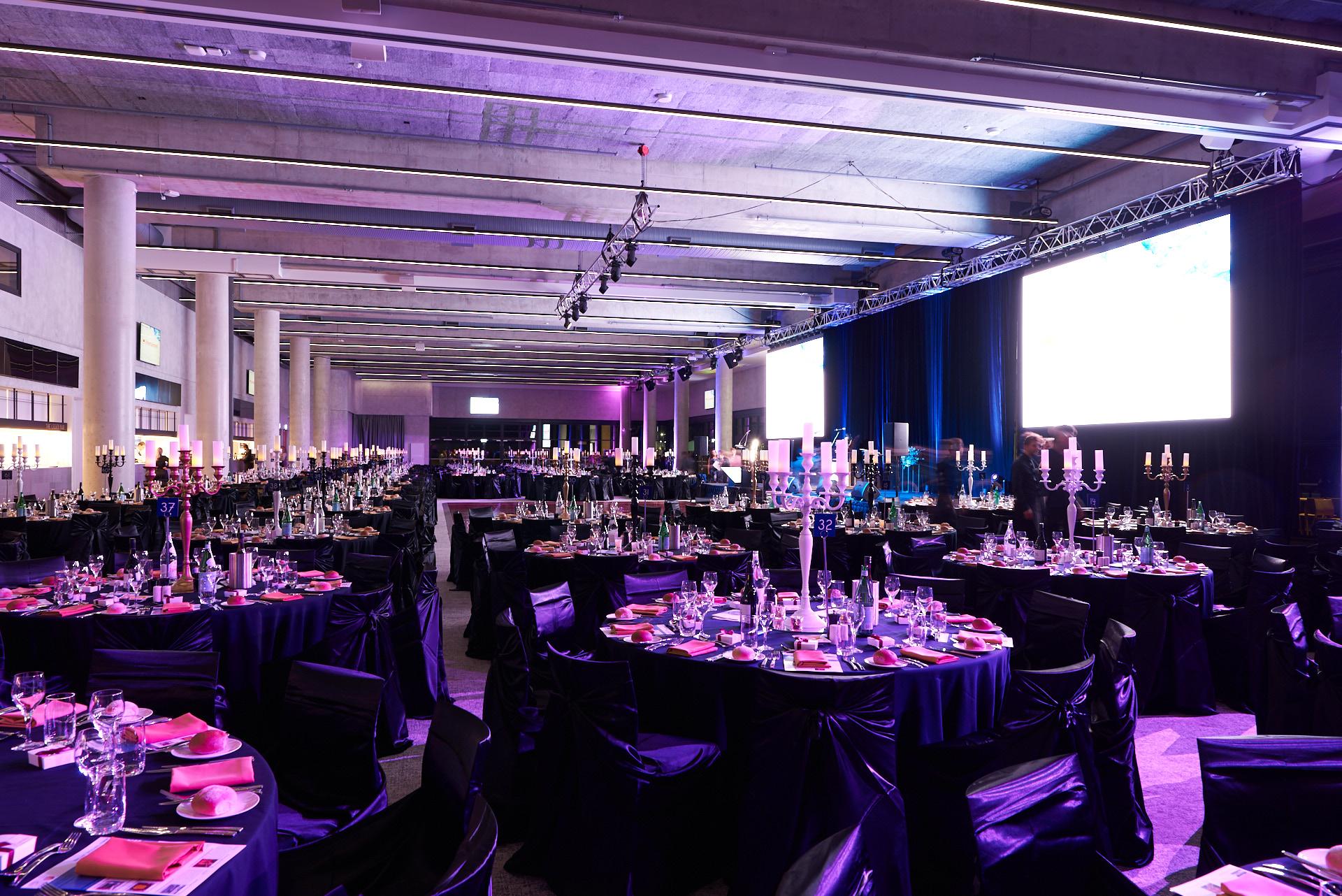 Large Event Photography Supplier. Wide Photo of Royal Randwick Racecourse Event Room. Photos by orlandosydney.com