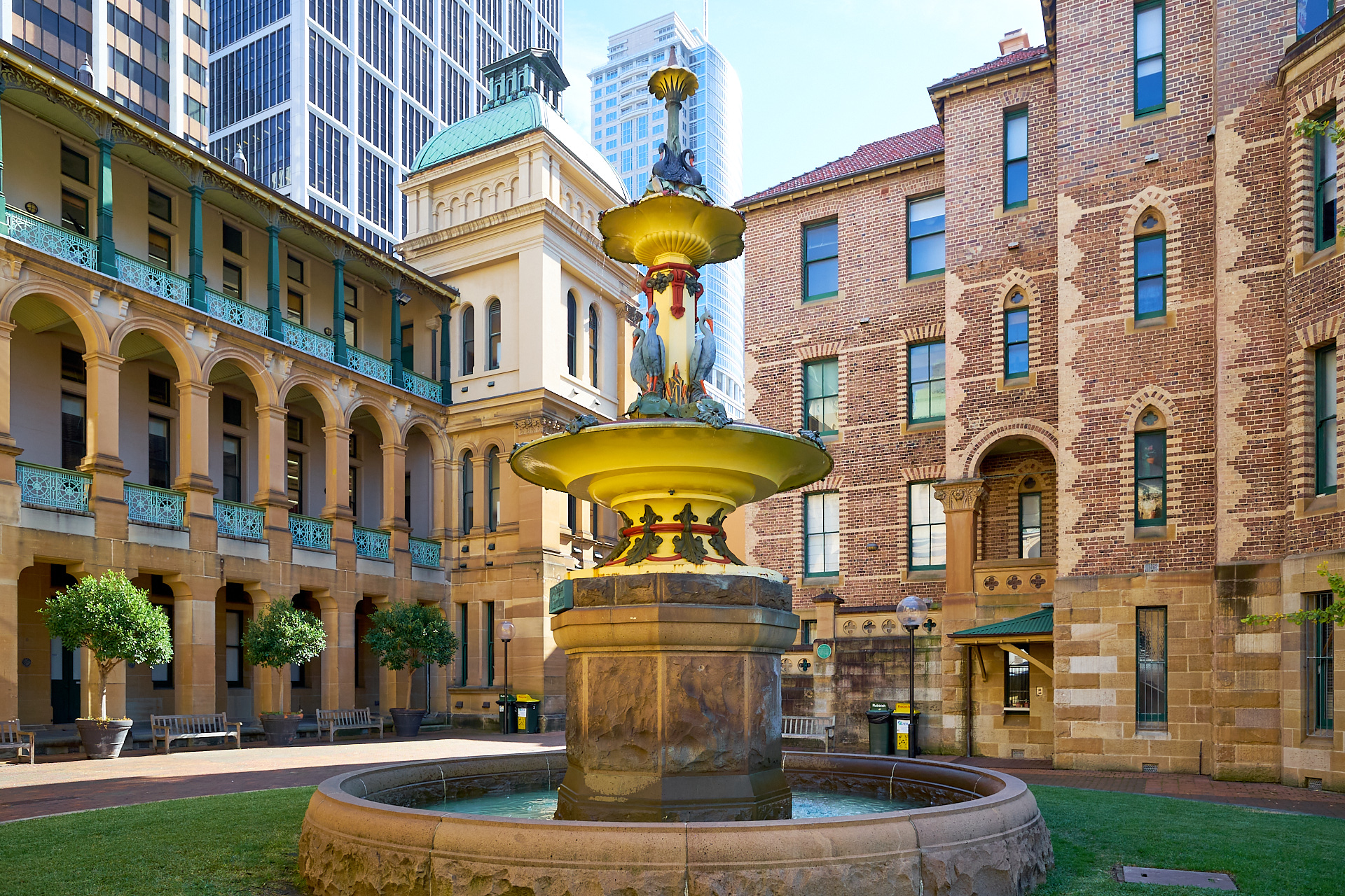Sydney Hospital, Robert Brough Memorial Fountain Architecture Photo. Victorian architecture. Photography By orlandosydney.com