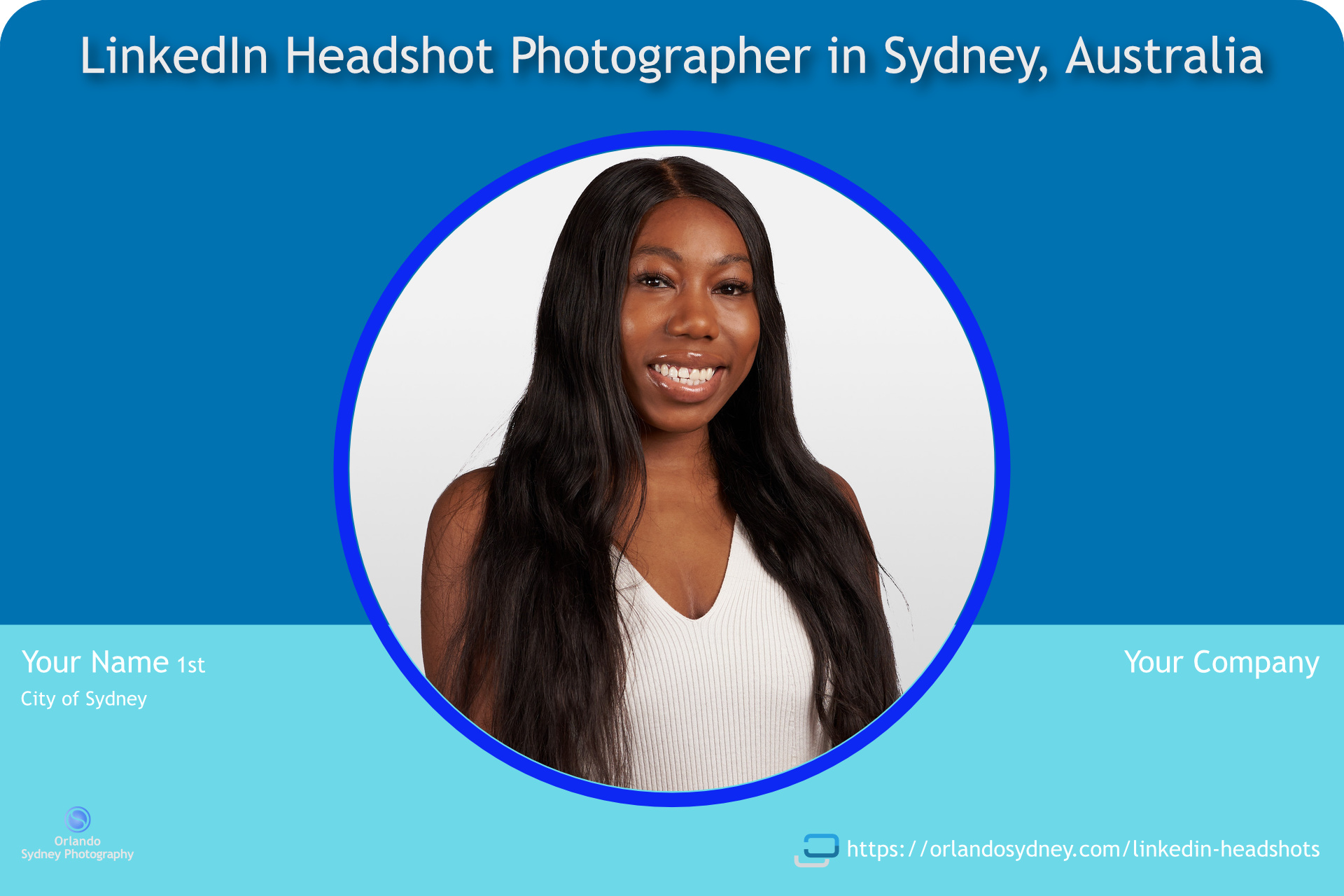 LinkedIn Headshot Photography Profile Photo Example. Orlando Sydney Headshot Photography