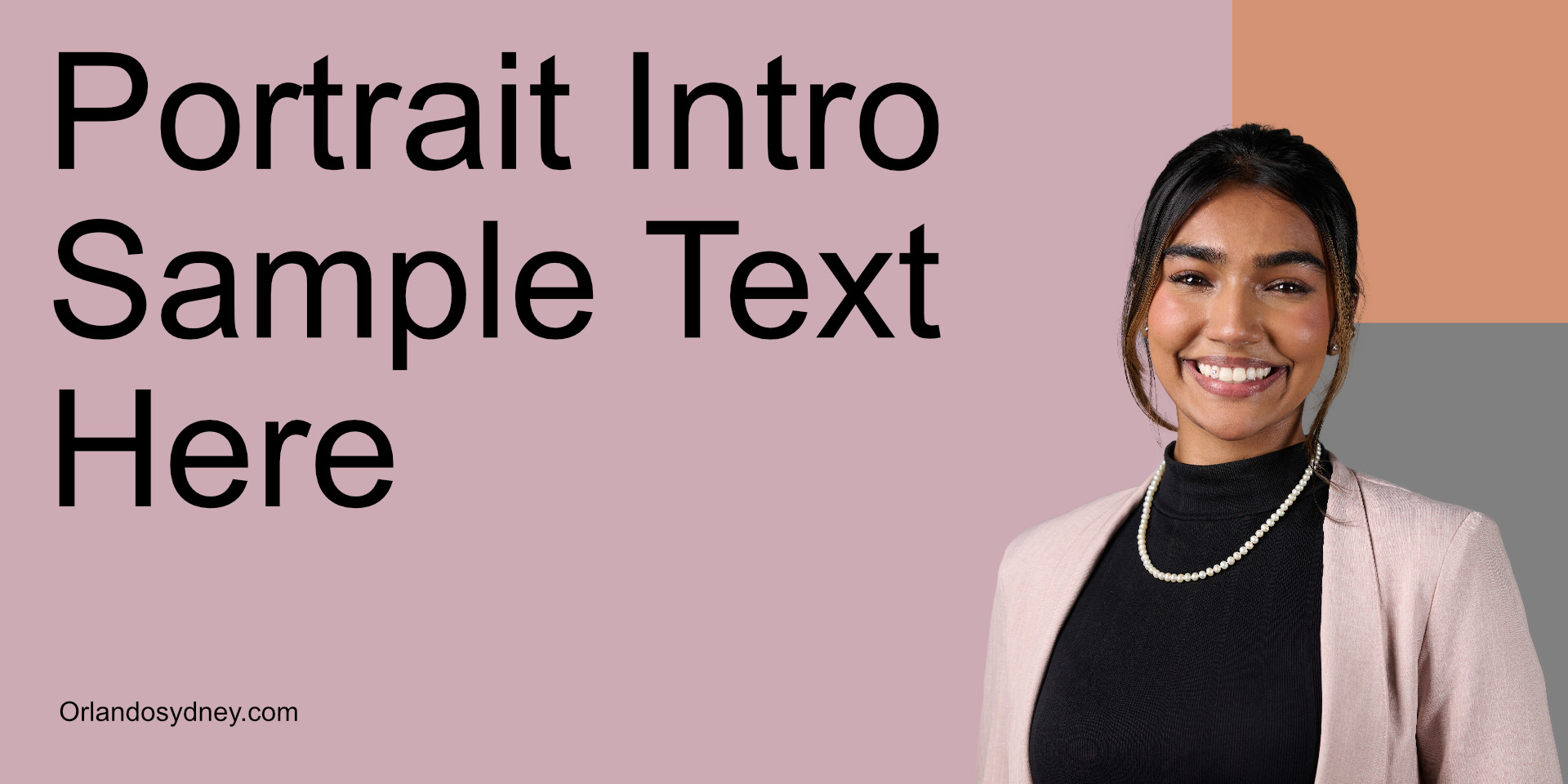 Portrait Layout Sample