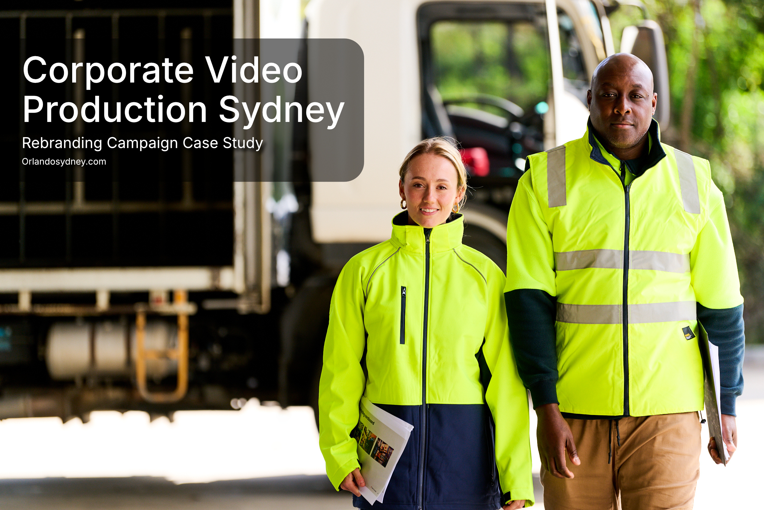 Corporate video production Sydney rebranding campaign filming logistics facility